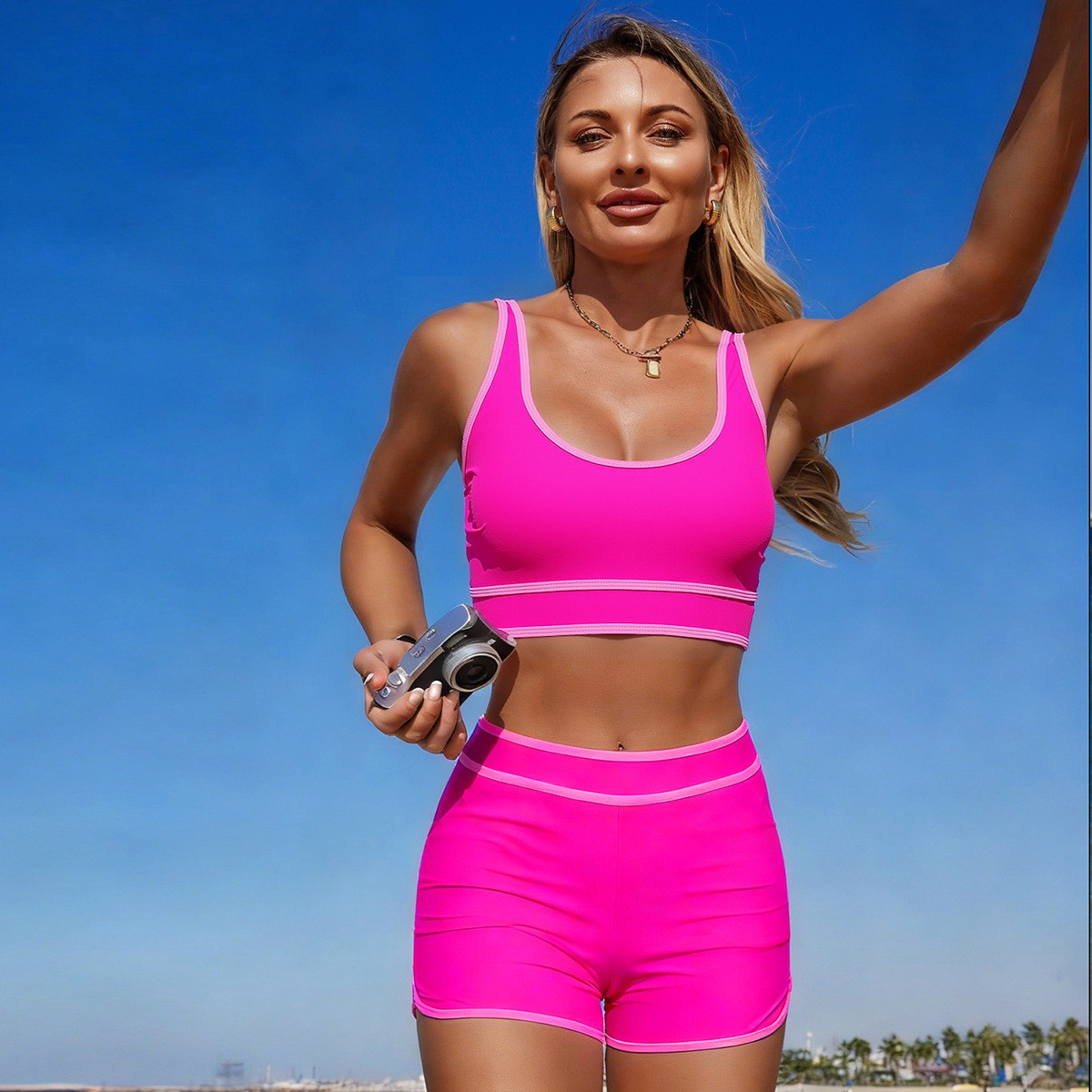 Olive Green Bikini Sleeveless  - Crop Top Women 리뷰 및 가격