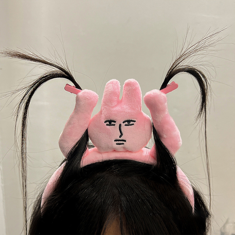 1pc Cute Pink Rabbit Ear Headb - Women Fashion Fun 리뷰 및 가격