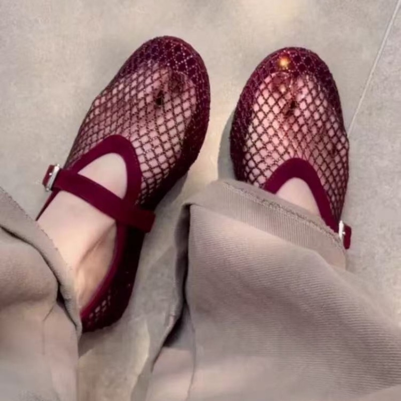 Hollow Rhinestone Baotou Sanda - Women'S Fashion Shoes 리뷰 및 가격