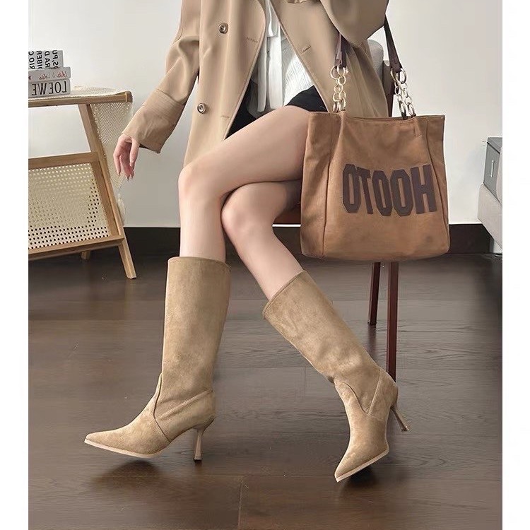 Cow Suede Mid-calf Modern Boot - Sale Fashion Women 리뷰 및 가격