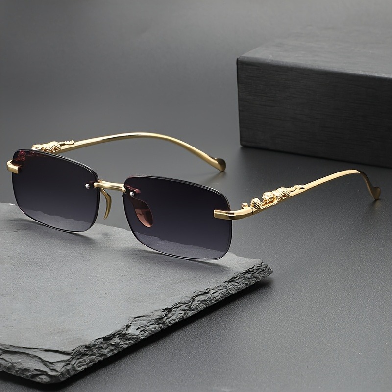 Fashion Rimless Metal Sunglass - Women Fashion Glasses 리뷰 및 가격