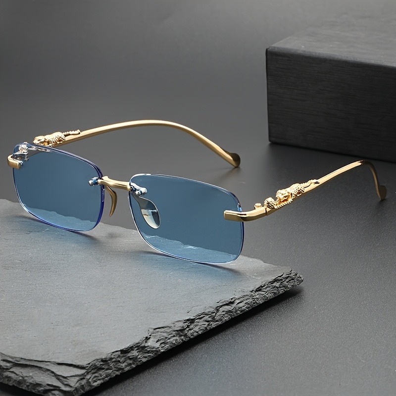 Fashion Rimless Metal Sunglass - Women Fashion Glasses 리뷰 및 가격