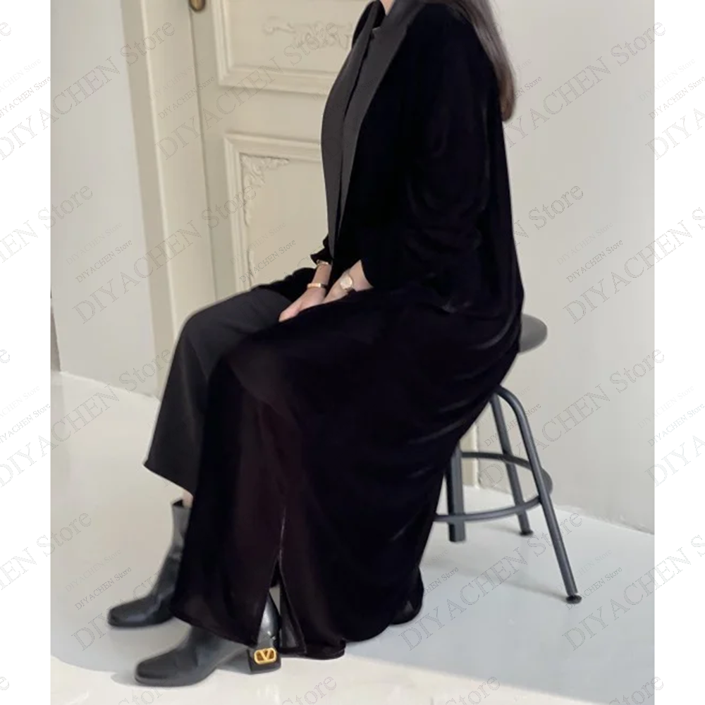 Black Velvet Women Jacket 1 Pi - Velvet Blazer Women 리뷰 및 가격