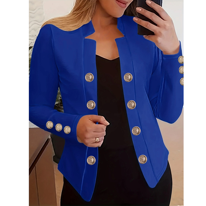 Womens Solid Color Suit Long S - Velvet Blazer Women 리뷰 및 가격
