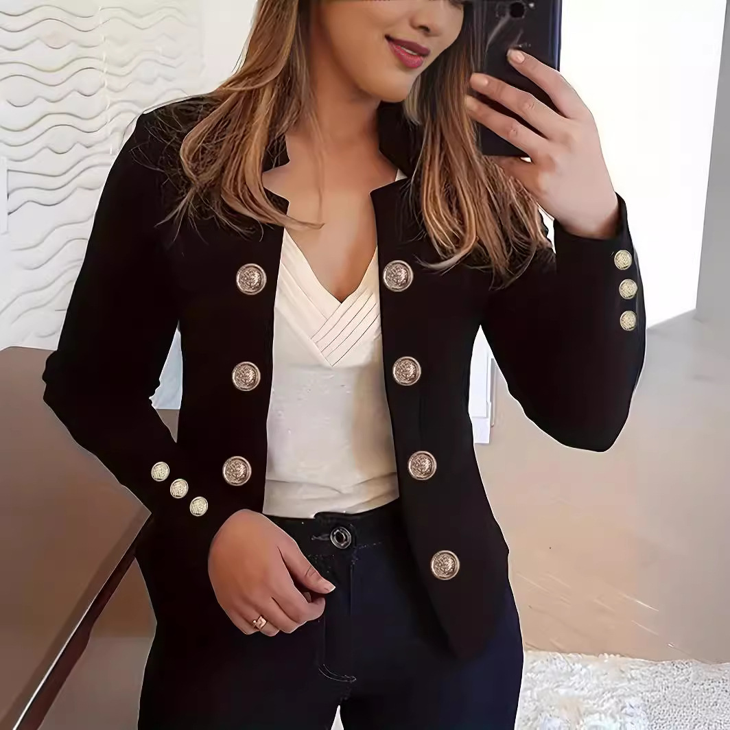 Womens Solid Color Suit Long S - Velvet Blazer Women 리뷰 및 가격