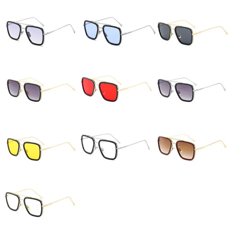 Steam Punk Tony Stark Sunglass - Women Fashion Glasses 리뷰 및 가격